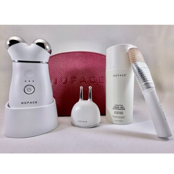 Nuface Trinity+ Boost w/ Effective Lip & Eye Attachment & Activator Gel - no box - Picture 1 of 8
